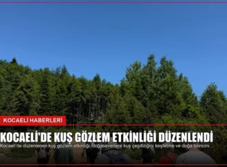 Kocaeli’de Kuş Gözlem Etkinliği Düzenlendi