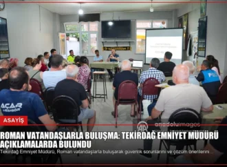 Roman Vatandaşlarla Buluşma: Tekirdağ Emniyet Müdürü Açıklamalarda Bulundu