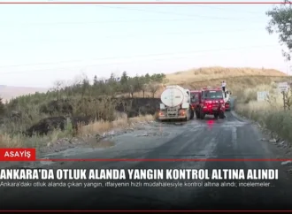 Ankara’da Otluk Alanda Yangın Kontrol Altına Alındı