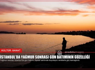İstanbul’da Yağmur Sonrası Gün Batımının Güzelliği
