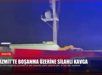 İzmit’te Boşanma Üzerine Silahlı Kavga