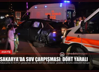 Sakarya’da SUV Çarpışması: Dört Yaralı