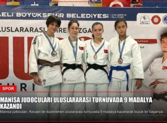 Manisa Judocuları Uluslararası Turnuvada 9 Madalya Kazandı
