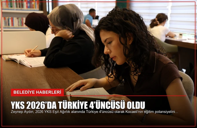 YKS 2026’da Türkiye 4’üncüsü oldu