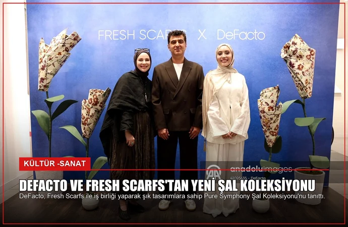 DeFacto ve Fresh Scarfs’tan Yeni Şal Koleksiyonu