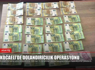 Kocaeli’de Dolandırıcılık Operasyonu