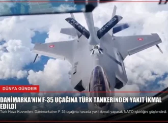 Danimarka’nın F-35 Uçağına Türk Tankerinden Yakıt İkmal Edildi