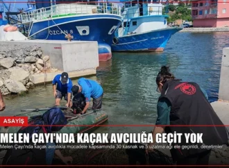 Melen Çayı’nda Kaçak Avcılığa Geçit Yok