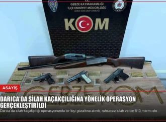 Darıca’da Silah Kaçakçılığına Yönelik Operasyon Gerçekleştirildi