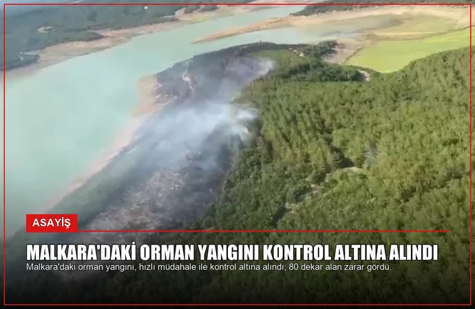 Malkara’daki Orman Yangını Kontrol Altına Alındı