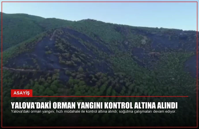 Yalova’daki Orman Yangını Kontrol Altına Alındı