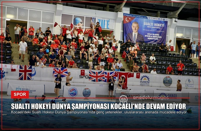 Sualtı Hokeyi Dünya Şampiyonası Kocaeli’nde Devam Ediyor