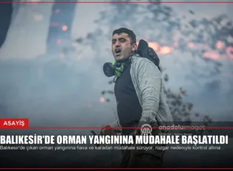 Balıkesir’de Orman Yangınına Müdahale Başlatıldı