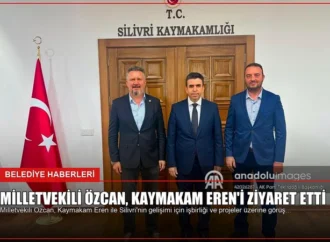 Milletvekili Özcan, Kaymakam Eren’i Ziyaret Etti