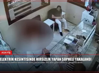 Elektrik Kesintisinde Hırsızlık Yapan Şüpheli Yakalandı