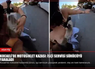 Kocaeli’de Motosiklet Kazası: İşçi Servisi Sürücüyü Yaraladı