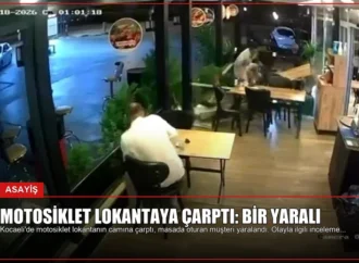 Motosiklet Lokantaya Çarptı: Bir Yaralı