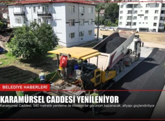 Karamürsel Caddesi Yenileniyor
