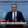 CHP’de Örgüt Yapısında Değişiklikler