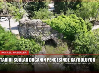 Tarihi surlar doğanın pençesinde kayboluyor