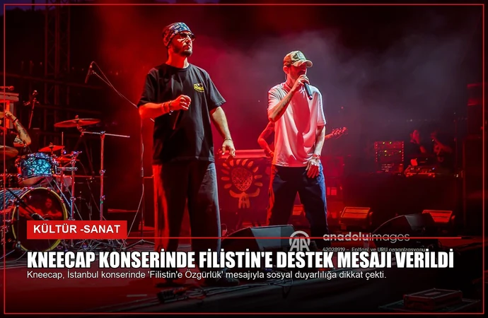 Kneecap Konserinde Filistin’e Destek Mesajı Verildi