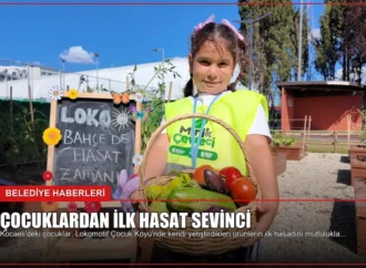 Çocuklardan İlk Hasat Sevinci