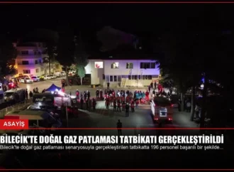 Bilecik’te Doğal Gaz Patlaması Tatbikatı Gerçekleştirildi