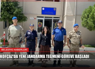 Kofçaz’da Yeni Jandarma Teğmeni Göreve Başladı