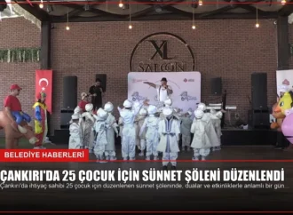 Çankırı’da 25 Çocuk İçin Sünnet Şöleni Düzenlendi