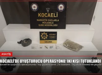 Kocaeli’de Uyuşturucu Operasyonu: İki Kişi Tutuklandı
