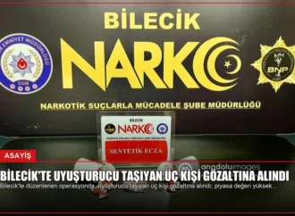Bilecik’te Uyuşturucu Taşıyan Üç Kişi Gözaltına Alındı