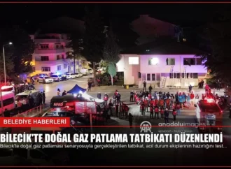 Bilecik’te Doğal Gaz Patlama Tatbikatı Düzenlendi
