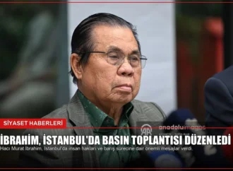 İbrahim, İstanbul’da Basın Toplantısı Düzenledi