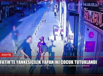Fatih’te Yankesicilik Yapan İki Çocuk Tutuklandı