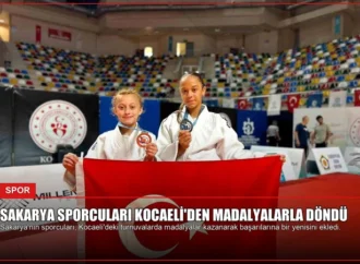 Sakarya Sporcuları Kocaeli’den Madalyalarla Döndü