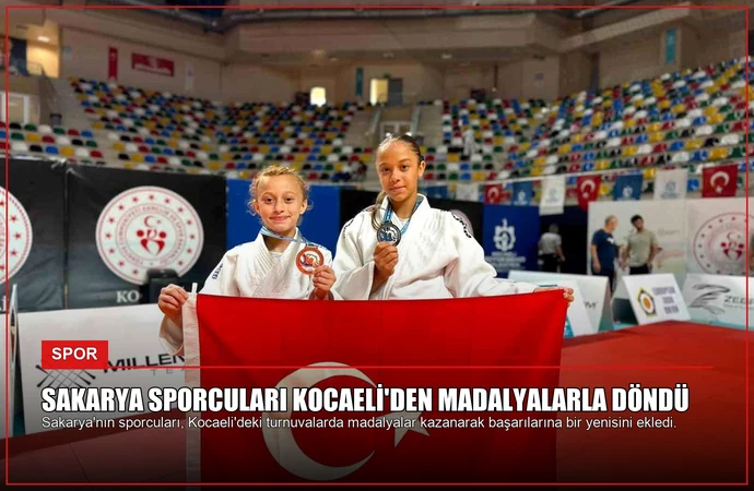 Sakarya Sporcuları Kocaeli’den Madalyalarla Döndü