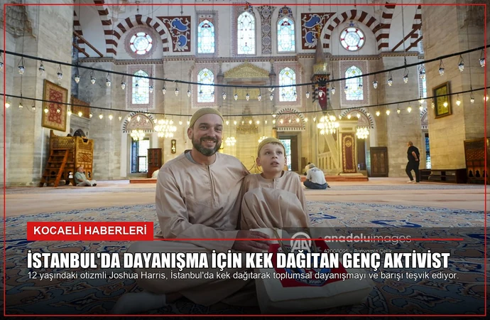 İstanbul’da Dayanışma İçin Kek Dağıtan Genç Aktivist
