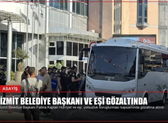 İzmit Belediye Başkanı Ve Eşi Gözaltında