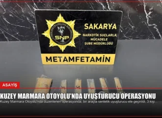 Kuzey Marmara Otoyolu’nda Uyuşturucu Operasyonu