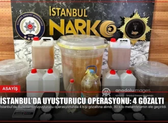İstanbul’da Uyuşturucu Operasyonu: 4 Gözaltı