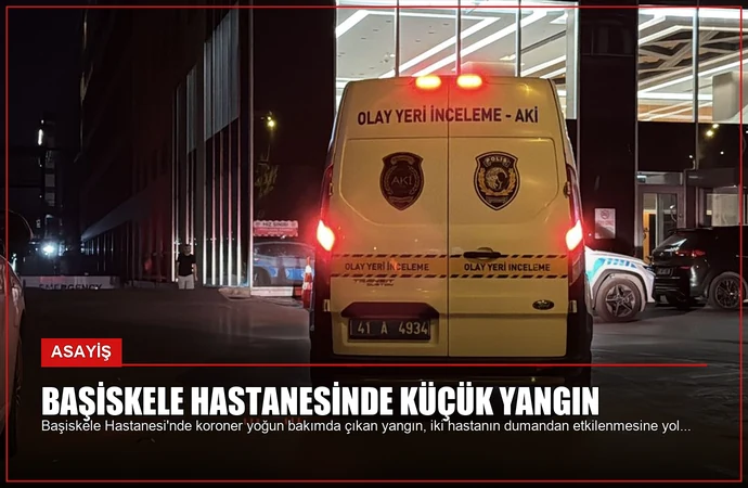 Başiskele Hastanesinde Küçük Yangın