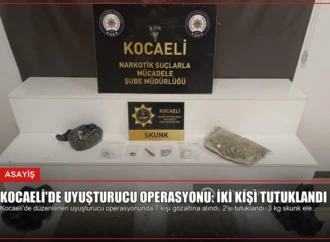 Kocaeli’de Uyuşturucu Operasyonu: İki Kişi Tutuklandı