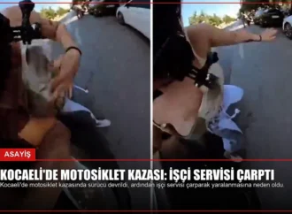Kocaeli’de Motosiklet Kazası: İşçi Servisi Çarptı