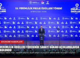 Verimlilik Ödülleri Töreninde Sanayi Bakanı Açıklamalarda Bulundu