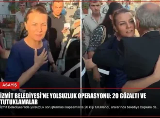 İzmit Belediyesi’ne Yolsuzluk Operasyonu: 20 Gözaltı ve Tutuklamalar