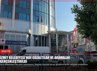 İzmit Belediyesi’nde Gözaltılar ve Aramalar Gerçekleştirildi