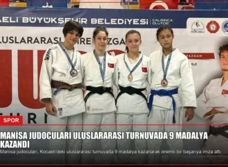 Manisa Judocuları Uluslararası Turnuvada 9 Madalya Kazandı