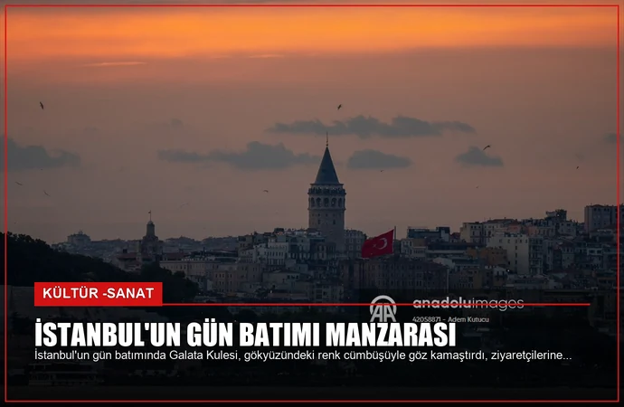 İstanbul’un Gün Batımı Manzarası