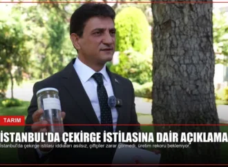 İstanbul’da Çekirge İstilasına Dair Açıklama