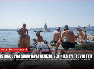 İstanbul’da Sıcak Hava Denizde Serinlemeyi Teşvik Etti